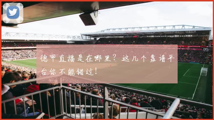 德甲直播是在哪里？这几个靠谱平台你不能错过！