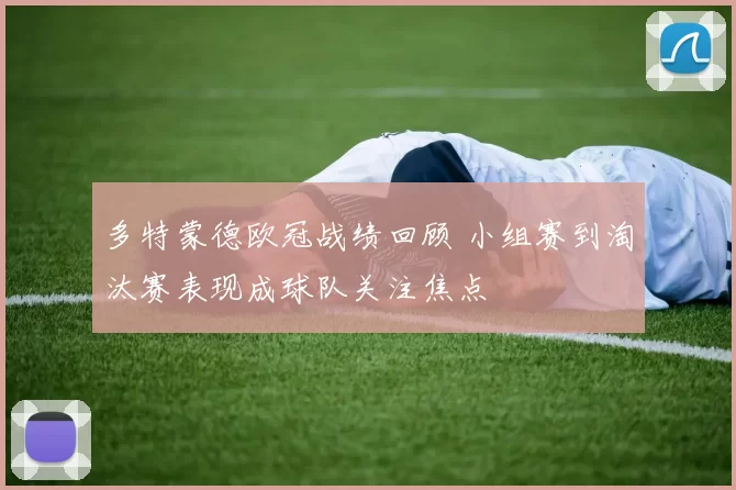 多特蒙德欧冠战绩回顾 小组赛到淘汰赛表现成球队关注焦点